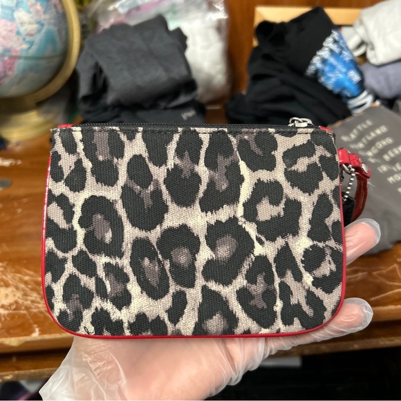 Coach Park Ocelot Leopard Print Cloth Wristlet Wallet - “Jennie” - Picture 4 of 16